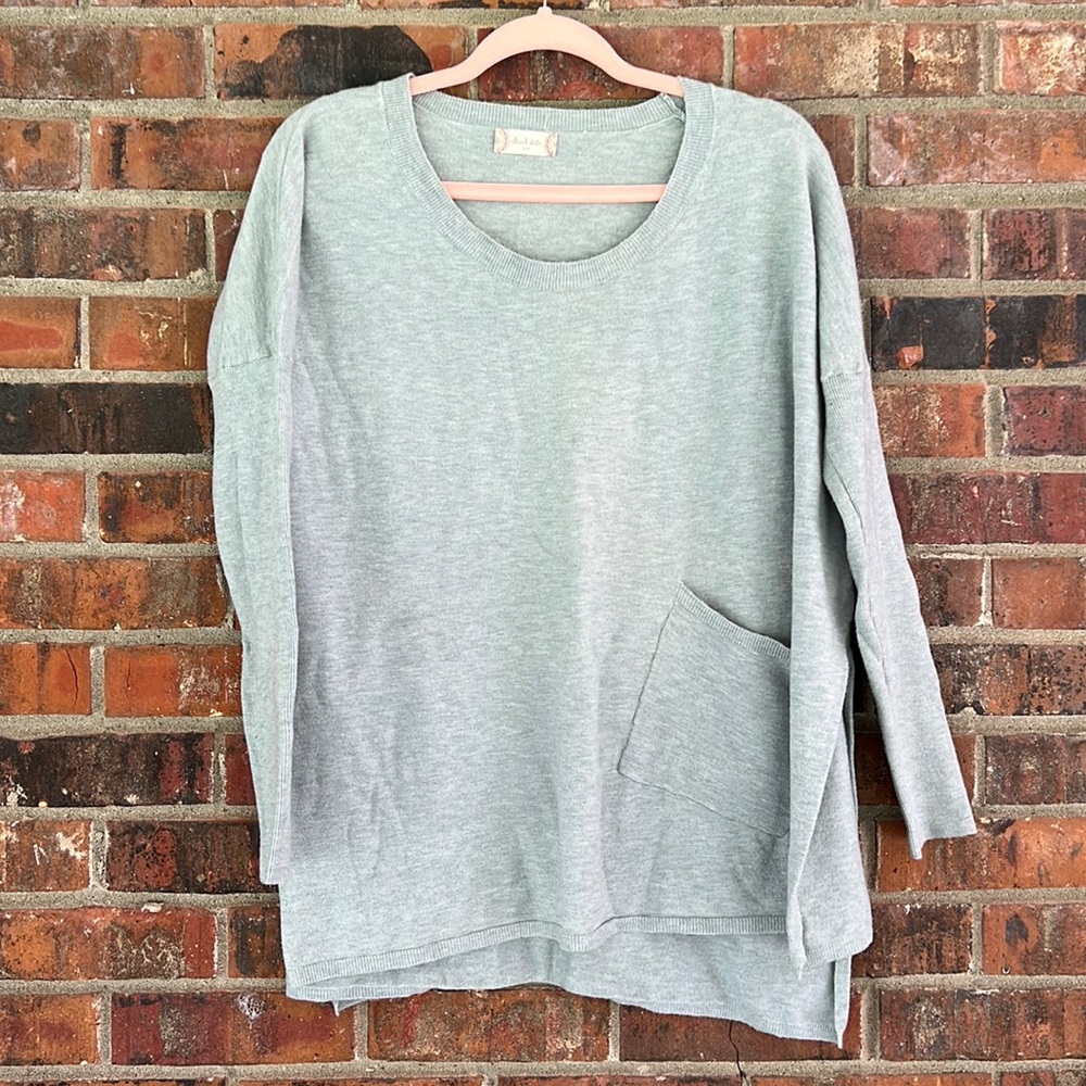Altar’d state light blue sweater with pocket size S/M